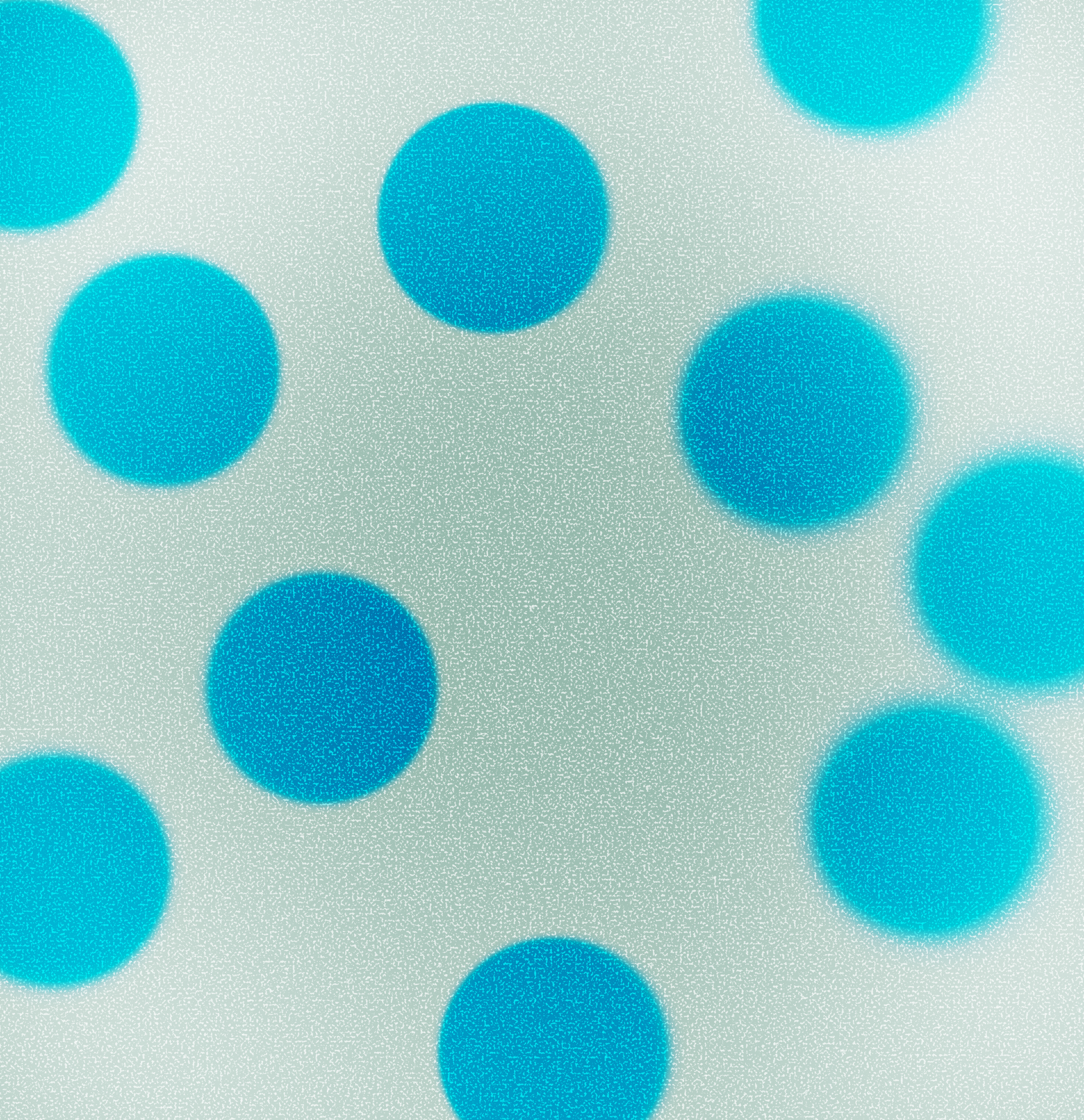Abstract pattern with blue circles